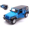 MAISTO MI31268B JEEP WRANGLER UNLIMITED 2015 BLUE 1:24 Modellino