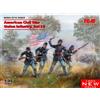 ICM ICM35023 AMERICAN CIVIL WAR UNION INFANTRY SET 2 KIT 1:35 Modellino