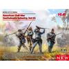 ICM ICM35024 AMERICAN CIVIL WAR CONFEDERATE INFANTRY SET n.2 KIT 1:35 Modellino