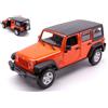 MAISTO MI31268OZ JEEP WRANGLER UNLIMITED 2015 ORANGE 1:24 Modellino