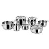 Lagostina Batteria pentole Inox 11 pz EUFORIA Cromo lucido 010704600011