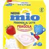 NESTLÉ MIO Merenda al Latte Fragola, 4 Vasetti da 100g (400g)