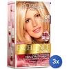 L'oréal paris 3x Bundle L'Oréal Paris Excellence Crème Biondo Ultra Chiaro Naturale 01