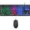 Mars Gaming MCPTKLES, Lingua Spagnola, RGB Combo Tastiera & Mouse 3200DPI, TKL Design