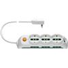 VIMAR FP00533.C.B Presa Multipla con Interruttore Luminoso e limitatore di sovra