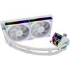 Thermalright Frozen Infinity 240 WHITE - Raffreddatore a liquido per CPU, doppia