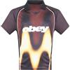 Obey - T-shirt multicolore Blurred Soccer in tessuto per uomo