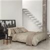 Fazzini Lenzuola Matrimoniale 2 Piazze FAZZINI Sasso Completo Letto Percalle Cotone