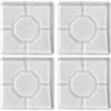 High Quality Anti Slittamento Pastiglie 4pc Rotondo Anti-scivolo Sedia Gamba Mobili Accessori