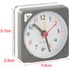 Newest Orologio Sveglia 5.7 2.9 5.6CM Camera da Letto for Tavolo Grigio Plastica
