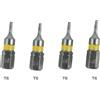 N/A T6T40 Set punte cacciavite gambo esadecimale per vari strumenti e applicazioni