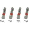 N/A T6T40 Set punte cacciavite gambo esadecimale per vari strumenti e applicazioni