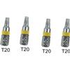 N/A T6T40 Set punte cacciavite gambo esadecimale per vari strumenti e applicazioni