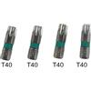 N/A T6T40 Set punte cacciavite gambo esadecimale per vari strumenti e applicazioni