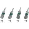 N/A T6T40 Set punte cacciavite gambo esadecimale per vari strumenti e applicazioni