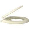 Achim Home Furnishings TOVYSTBN04 17-Inch Fantasia Standard Toilet Seat, Soft Bone