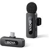 BOYA BY V10 Microfono senza fili per iPhone 15/16 Android 48 KHz/16 bit 9