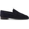Enry Hobb's - Mocassino blu Amalfi navy in pelle scamosciata per uomo