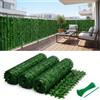 081 Store Siepe Finta Frangivista Balcone 3 Rotoli 1x3 m Rete Copri Ringhiera