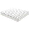 Tata Home Topper Materasso Piazza Mezza 125x200 cm Coprimaterasso Trapuntato Imbottito con