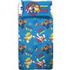 Hermet Set Lenzuolo Letto Singolo, Completo Letto Singolo Paw Patrol, Lenzuolo Sopra, L
