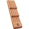 ZWILLING inserto per cassetto portacoltelli, supporto in legno, per 8 coltelli,