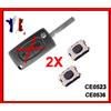 Cover Chiave Per Peugeot 107 206 207 307 308 Sw 407 807 3008 5008 Partner Expert