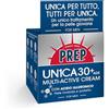 Prep, UN1CA FOR MEN AGE 30+ Multi-Active Cream, Crema Multiuso Uomo, Con Acido Ialuronico, Pelle Morbida, Protetta, 75ml