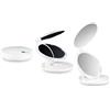 MACOM, Mini Doppio Specchio Cosmetico e Luminoso da Viaggio, Ingrandente 7x, Diametro 11,5 cm, Sensation 218 Pocket Mirror