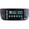 Jf Sound car audio system Autoradio Custom Fit per Punto Evo Android GPS Bluetooth WiFi Dab USB Full HD Touchscreen Display 6,2 processore 8core e comandi vocali!