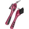 HKM Spazzola-13859 Spazzola rosso Tallia unica