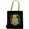 Paperblanks | Borsa shopper Tassorosso (Nera) | Collezione Harry Potter | Borse di Tela