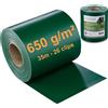 Telo Frangivista in PVC per Rete a Doppia Sbarra - 650G/M² 35M X 19Cm - Schermo
