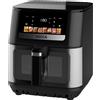 JOCCA Friggitrice ad Aria 9 Litri 1700 Watt Doppia Resistenza Nero 2947