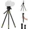 Cayer CH10L Treppiede in fibra di carbonio con mini testa fluida S1, treppiede d