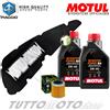 Motul - Hiflo Tagliando PIAGGIO Beverly 400 S ABS 2021 2022 2023 Kit Olio Motul Scooter Filtri