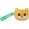iTotal Pochette Portamonete in Silicone con Portachiavi iTotal Shiba Colore Giallo