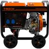 MONSTERSHOP T-Mech Generatore Portatile 6CV Monofase 5in1 Display Digitale 12.5Lt Diesel 2KW