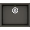 SCHOCK - Lavello Cucina 'LAHTI N100LU Asphalt, 538x438 | interno vasca 500X400; Lavello 1 Vasca in Cristalite; Abbinabile con Miscelatori; Piani Cottura e Forni