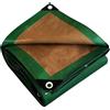 Telo per Pergola 3X5 M Verde E Marrone - - HQ250PR - Alte Prestazioni - Telo Im