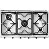 SMEG SRV596GH5 PIANO COTTURA INCASSO A GAS 90CM 5 FUOCHI INOX