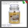 Magic Lights CANDELA GIARA PROFUMATA PER AMBIENTE CASA 510GR 90 ORE PROFUMO BISCOTTO VANIGLIA
