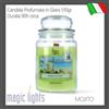 Magic Lights CANDELA GIARA PROFUMATA PER AMBIENTE CASA 510GR 90 ORE PROFUMO MOJITO