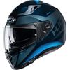 HJC Casco moto HJC i70 TAS MC2, Nero/Blu, L