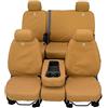 Covercraft Carhartt SeatSaver Front Row Custom Fit Seat Cover for Select Ford F-150 Models - Duck Weave (Brown)