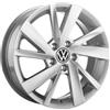 Volkswagen Cerchio in Lega Gavia, Alluminio-Magnesio-Silicio, Brillantsilber, 6,5J x 17, 5 Fori, PCD 112mm, ET 46mm, 205/50 R17