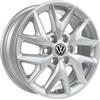 Volkswagen Le Mans Cerchio in Lega, Argento, 6,5J x 17, Superficie Invernale, PCD 120mm/6 Fori, ET 50mm, Diametro 17 Pollici