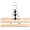 MSV Set di 12 Grucce per Pantaloni o Gonne in Legno 30 cm