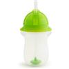 Munchkin Click Lock - Bicchiere pesato con cannuccia flessibile, 296 ml, colore: Blu