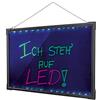 EASYmaxx TV Unser Original - Lavagna a LED easy!Maxx, con cambio colore, comprese 2 penne e panno pulizia 05889